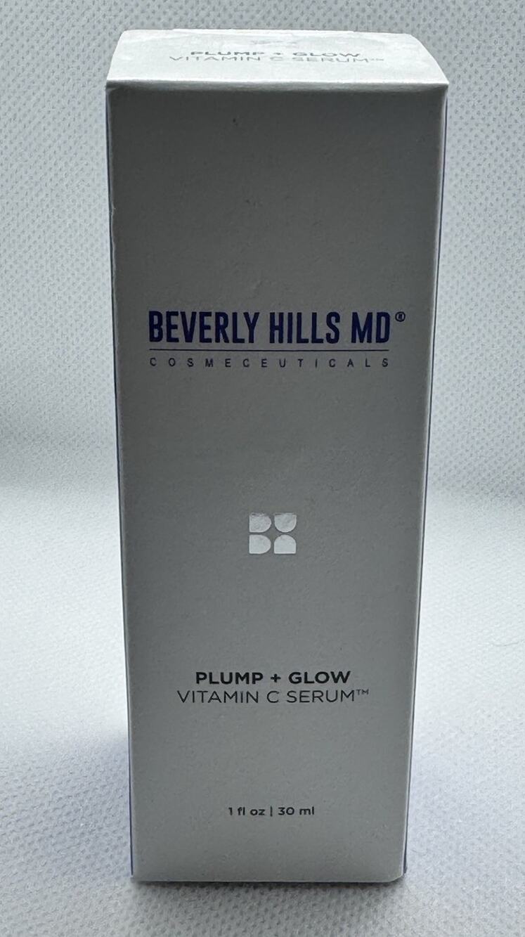BEVERLY HILLS MD Plump + Glow Vitamin C Serum 1 fl Oz NIB NEW